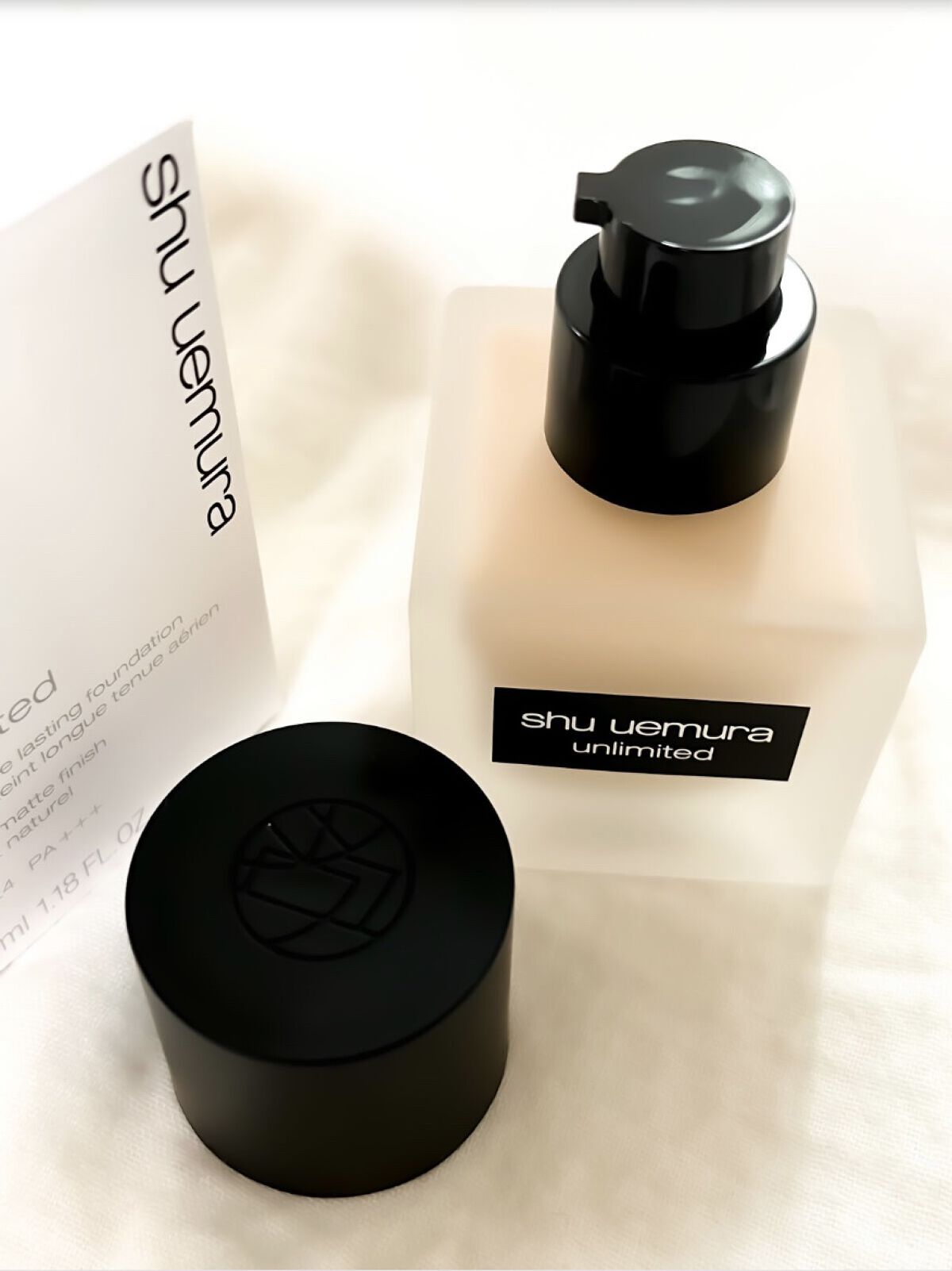 （旧）アンリミテッド ラスティング フルイド/shu uemura/リキッドファンデーションを使ったクチコミ（2枚目）