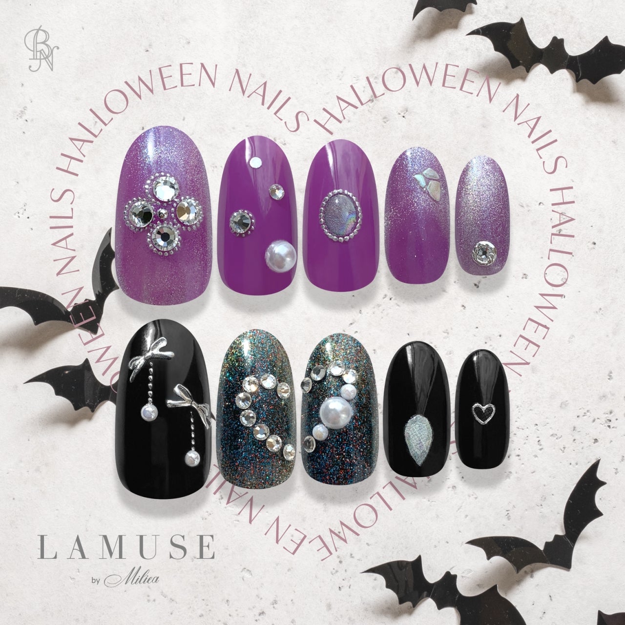 LAMUSE ラミューズ ネイルシール/ビー・エヌ/ネイルシールを使ったクチコミ(1枚目)