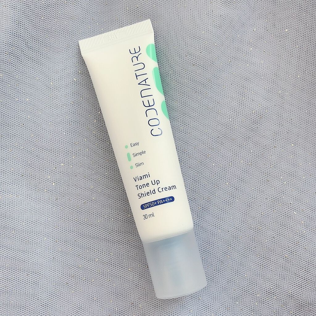 ビアミトーンアップシールドクリーム/CODENATURE/化粧下地を使ったクチコミ(3枚目)