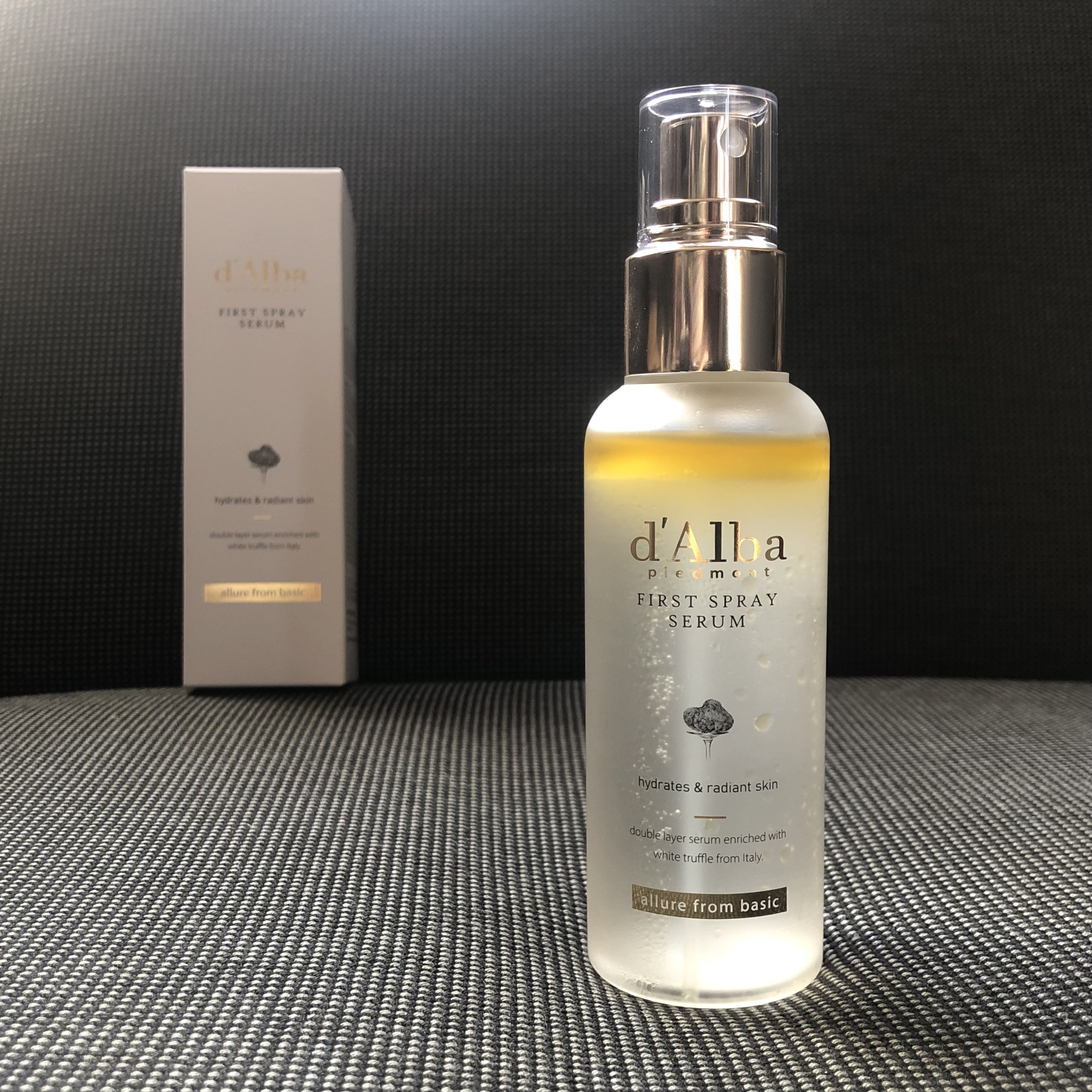 ダルバ ホワイトトリュフファーストスプレーセラム/ダルバ/ミスト状化粧水を使ったクチコミ（1枚目）