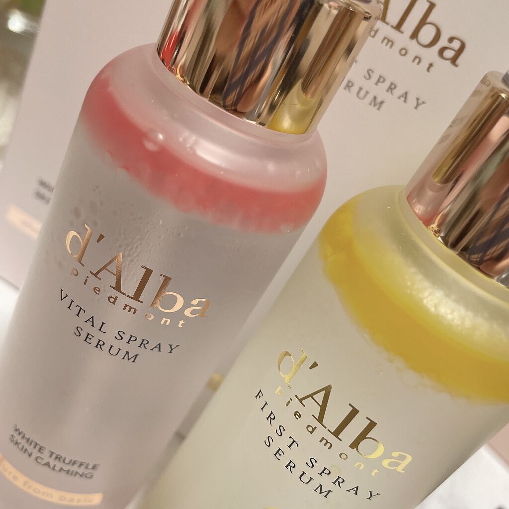 ダルバ ホワイトトリュフファーストスプレーセラム/ダルバ/ミスト状化粧水を使ったクチコミ（3枚目）