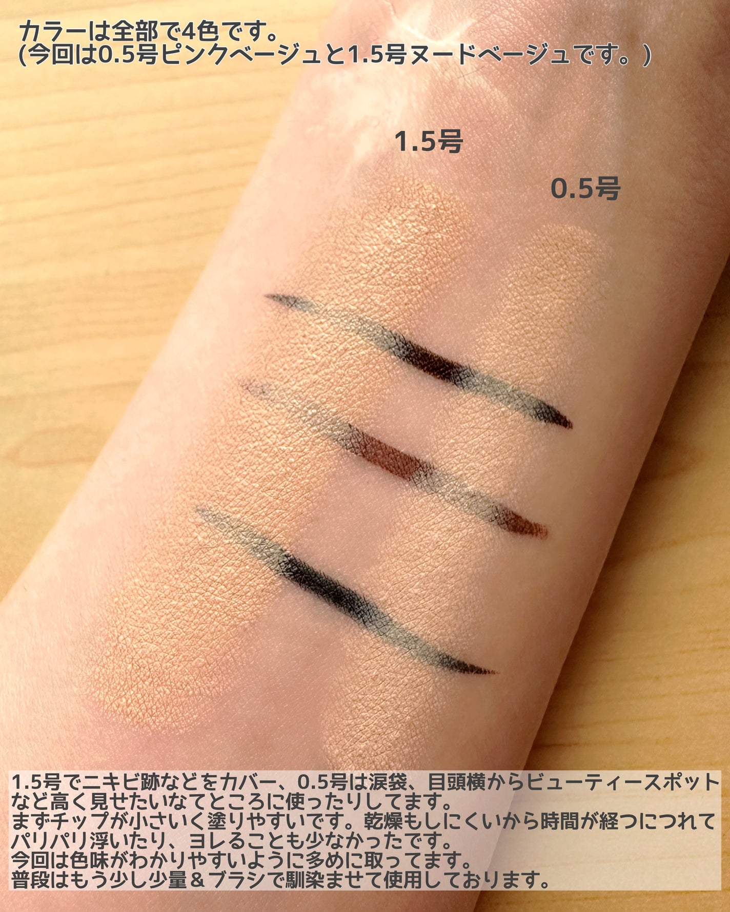 ダーマシンコンシーラー/23years old/リキッドコンシーラーを使ったクチコミ(3枚目)