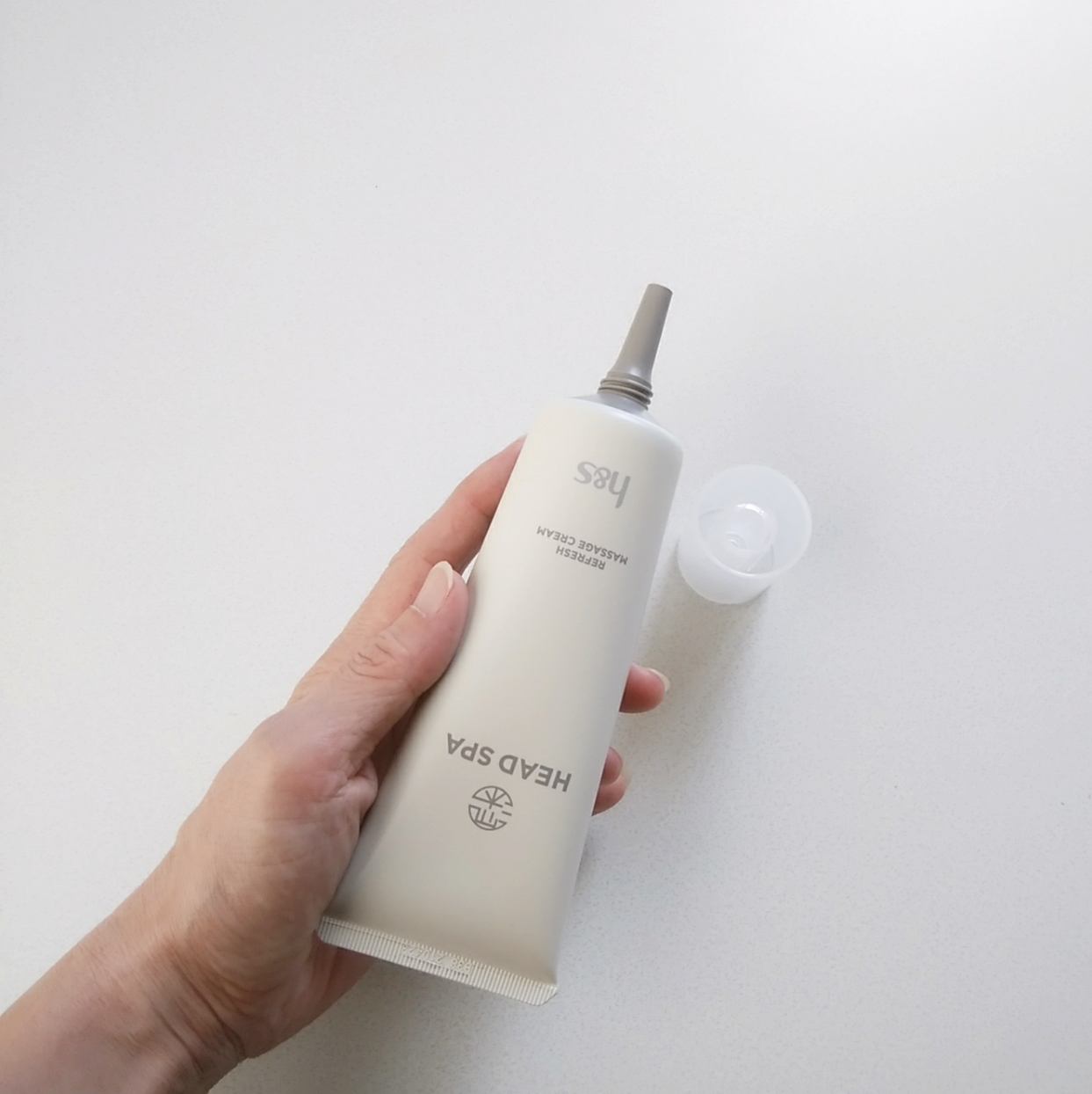 リフレッシュ マッサージクリーム/h&s/洗い流すヘアトリートメントを使ったクチコミ（2枚目）