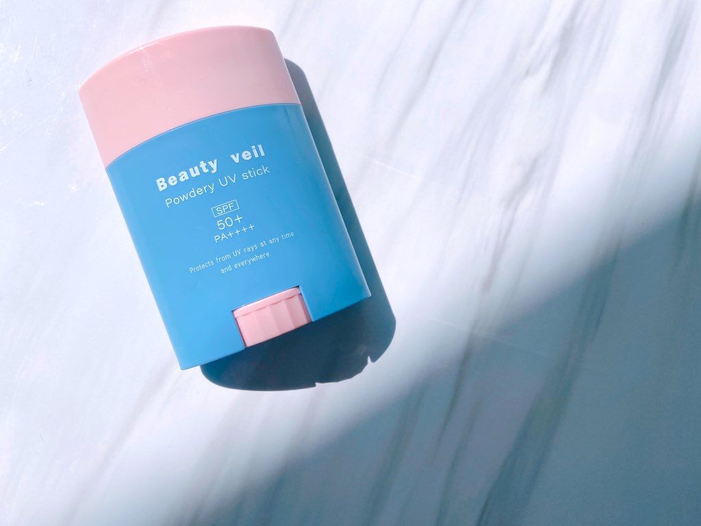 パウダリーUVスティック/Beauty veil/日焼け止めスティックを使ったクチコミ(1枚目)