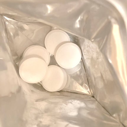 おやすみ前の薬用重炭酸タブレット/無印良品/炭酸系入浴剤を使ったクチコミ(4枚目)