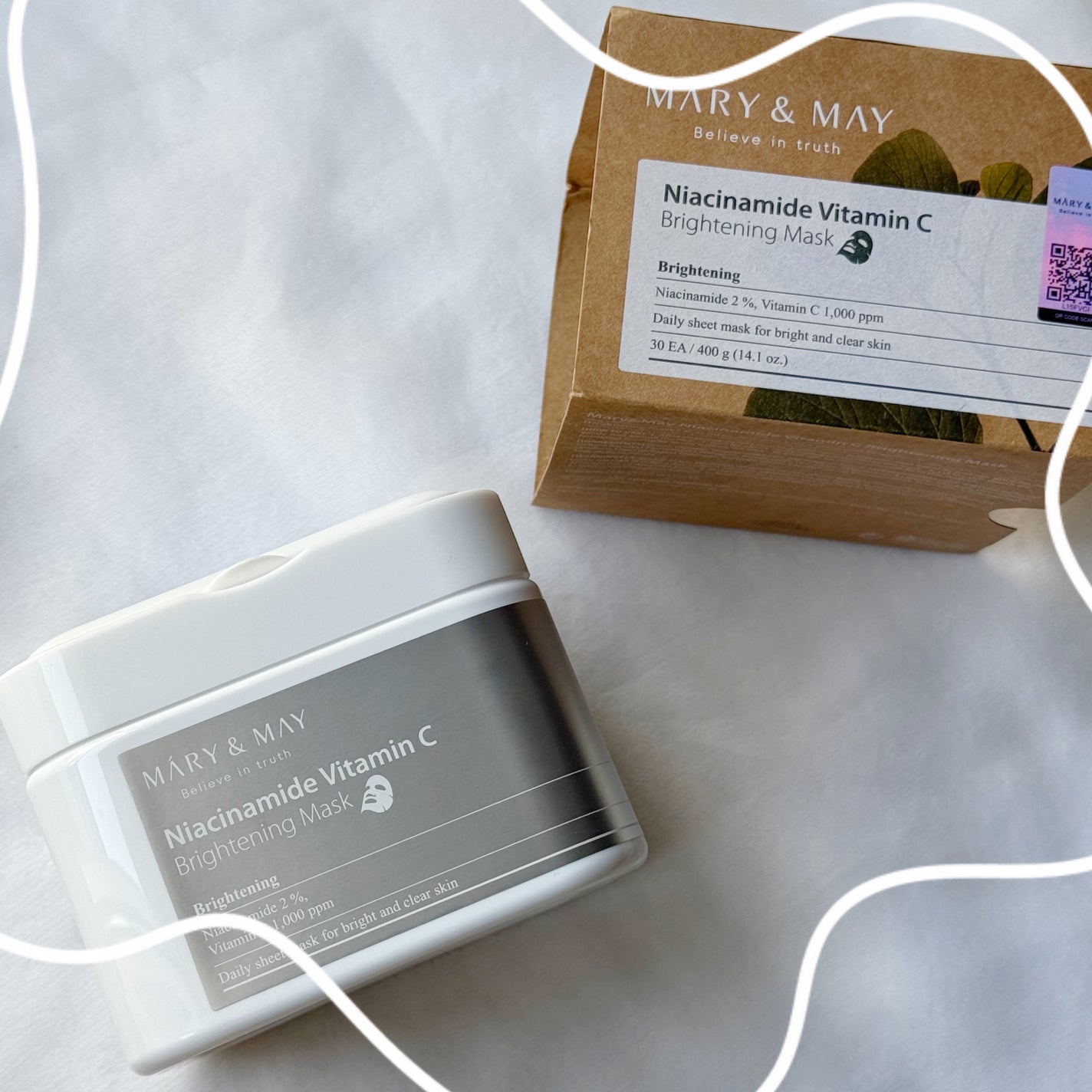ナイアシンアミドビタミンC ブライトニングマスク/MARY&MAY/シートマスク・パックを使ったクチコミ(4枚目)