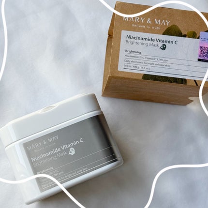 ナイアシンアミドビタミンC ブライトニングマスク/MARY&MAY/シートマスク・パックを使ったクチコミ(4枚目)