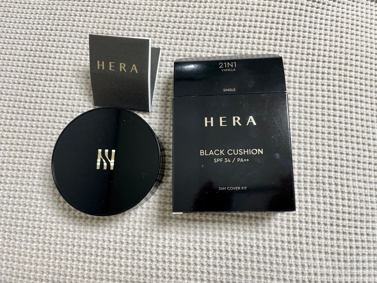 ブラック クッション/HERA/クッションファンデーションを使ったクチコミ（2枚目）