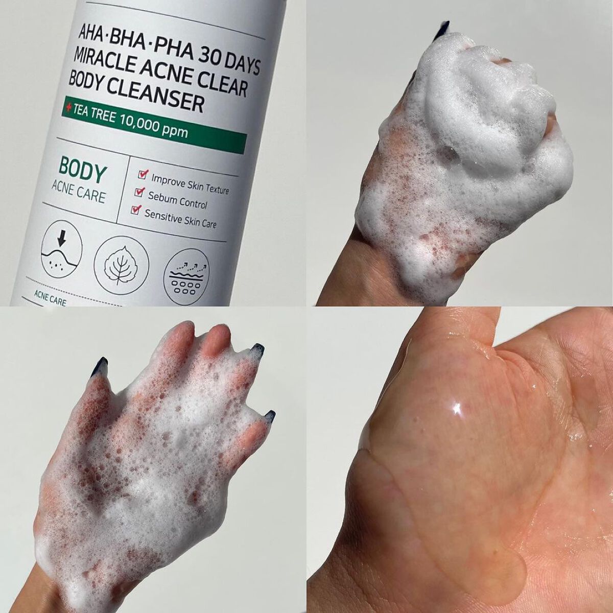 AHA·BHA·PHA 30デイズミラクルアクネボディクレンザー/SOME BY MI/ボディソープを使ったクチコミ（1枚目）