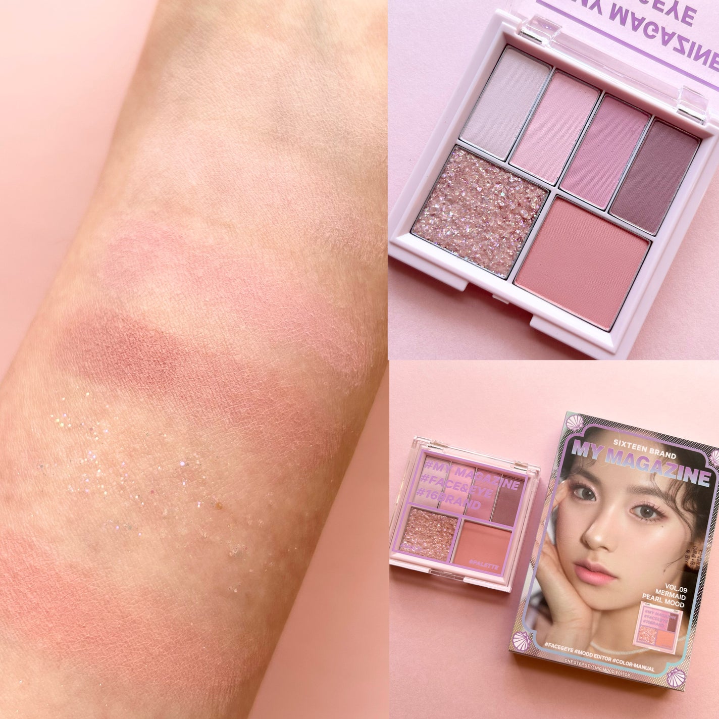 16 MY MAGAZINE/16BRAND/アイシャドウパレットを使ったクチコミ(4枚目)