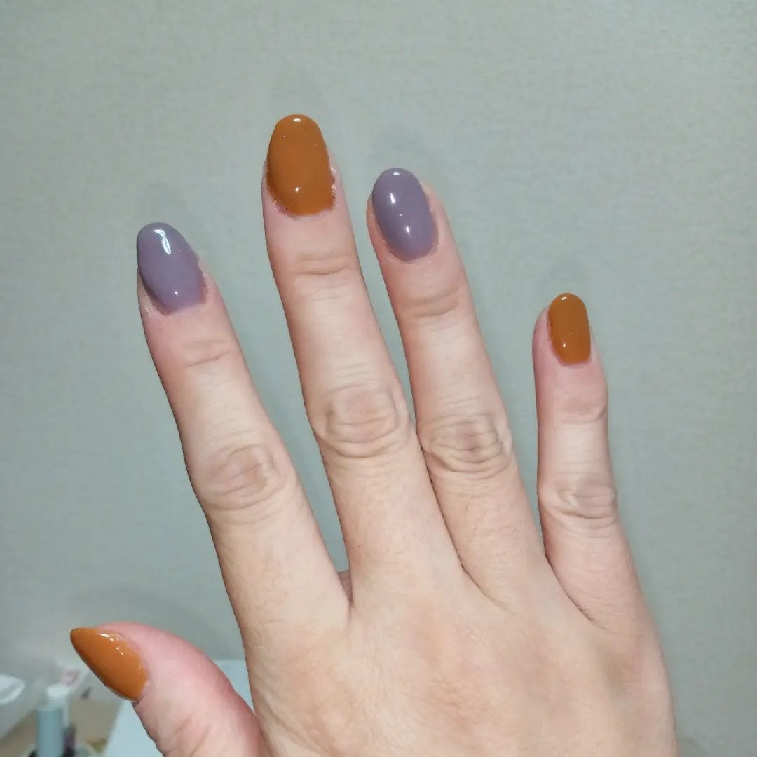 まっつん on LIPS 「CanDoさんから出たっていう秋冬新作のくすみ系カラーがどれも..」(3枚目)