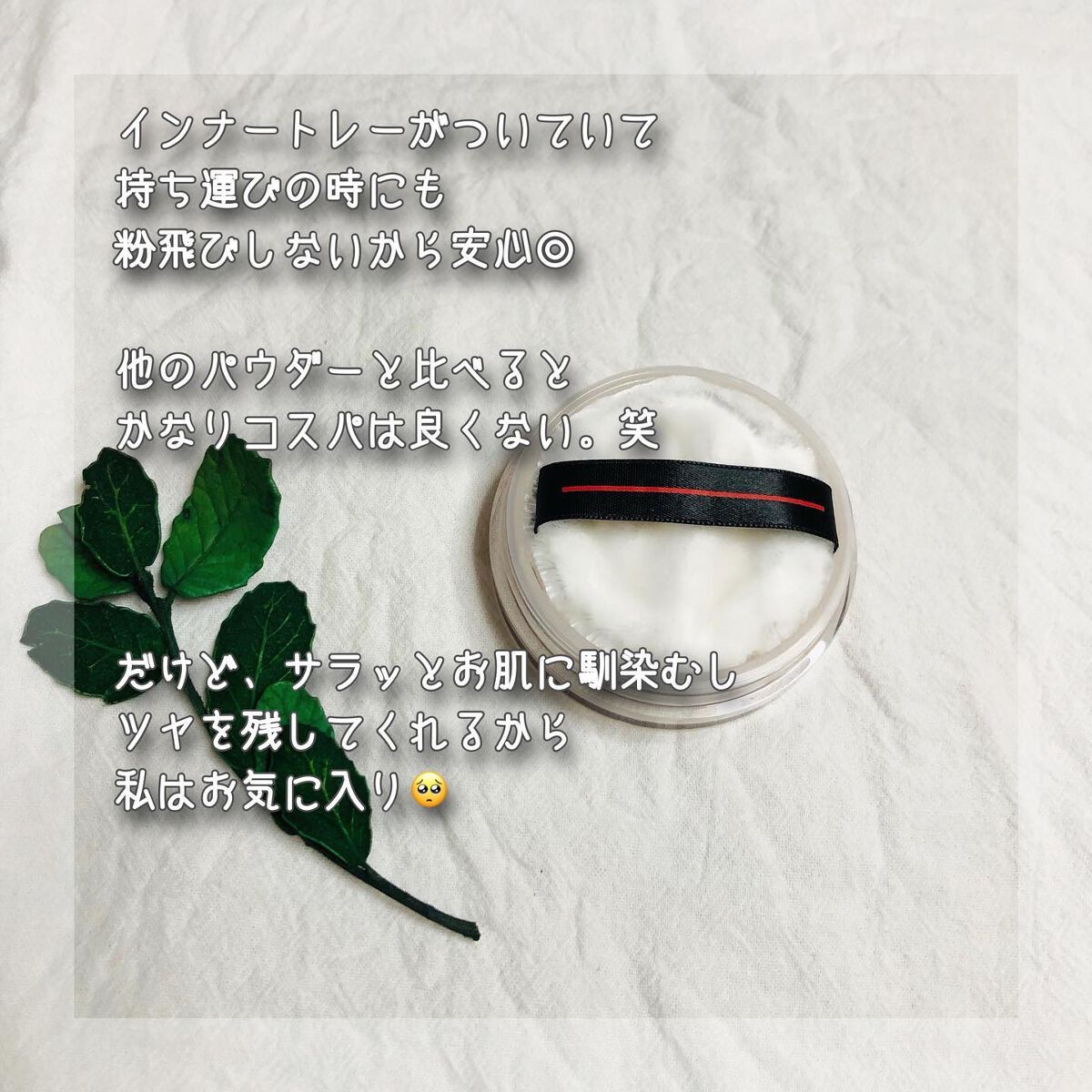 シンクロスキン インビジブル シルク ルースパウダー ラディアント/SHISEIDO/ルースパウダーを使ったクチコミ(3枚目)