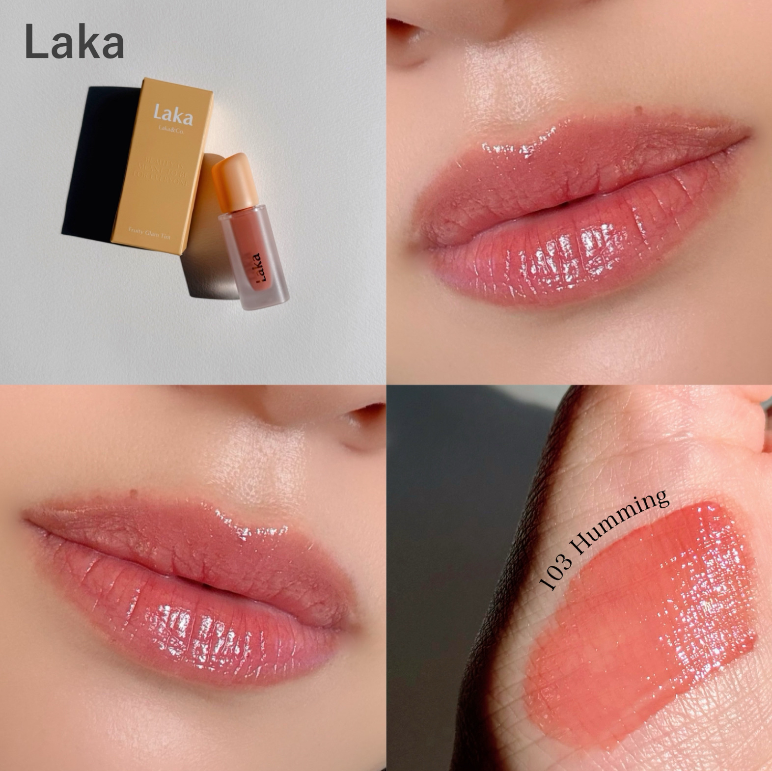 フルーティーグラムティント/Laka/リップティントを使ったクチコミ（1枚目）