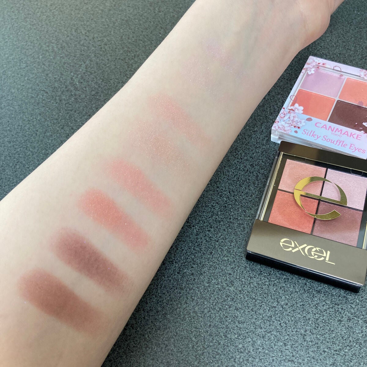 リアルクローズシャドウ/excel/アイシャドウパレットを使ったクチコミ(4枚目)