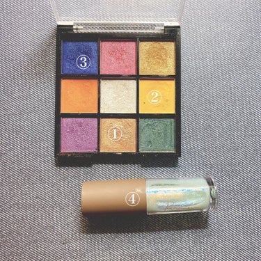 UR GLAM　BLOOMING EYE COLOR PALETTE/U R GLAM/アイシャドウパレットを使ったクチコミ（3枚目）