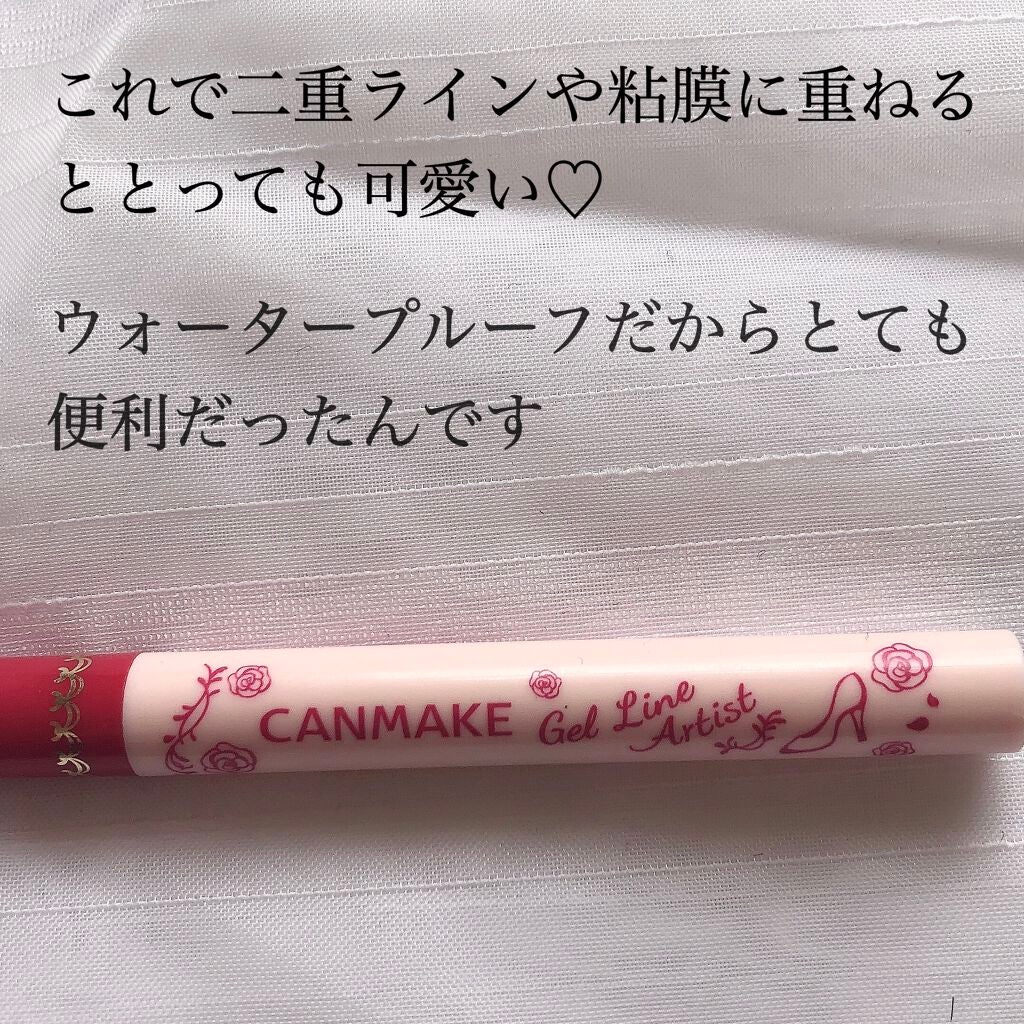 ジェルラインアーティスト/キャンメイク/ジェルアイライナーを使ったクチコミ(2枚目)