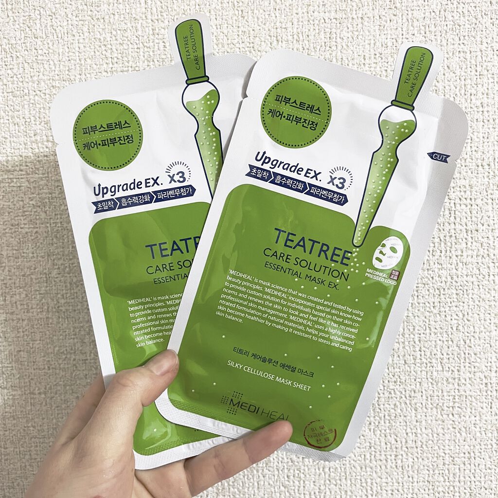 ティーツリーケア ソリューション エッセンシャルマスクEX/MEDIHEAL/シートマスク・パックを使ったクチコミ（1枚目）