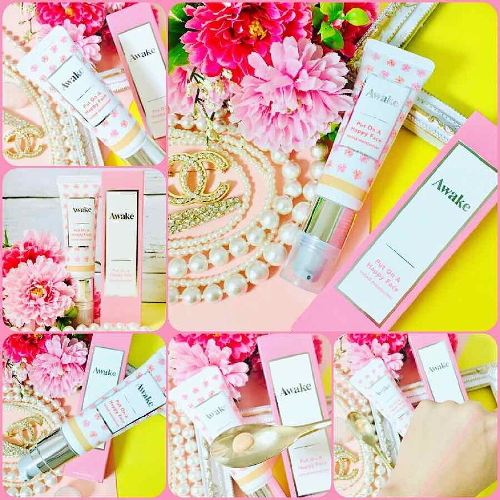 プットオンアハッピーフェイス ティンティド モイスチュアライザー/Awake/CCクリームを使ったクチコミ(4枚目)