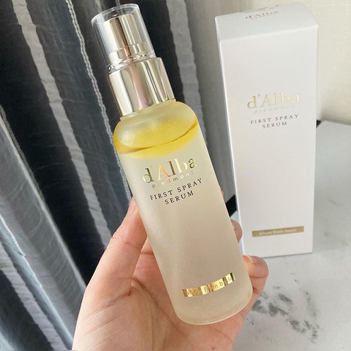 ダルバ ホワイトトリュフファーストスプレーセラム/ダルバ/ミスト状化粧水を使ったクチコミ（1枚目）