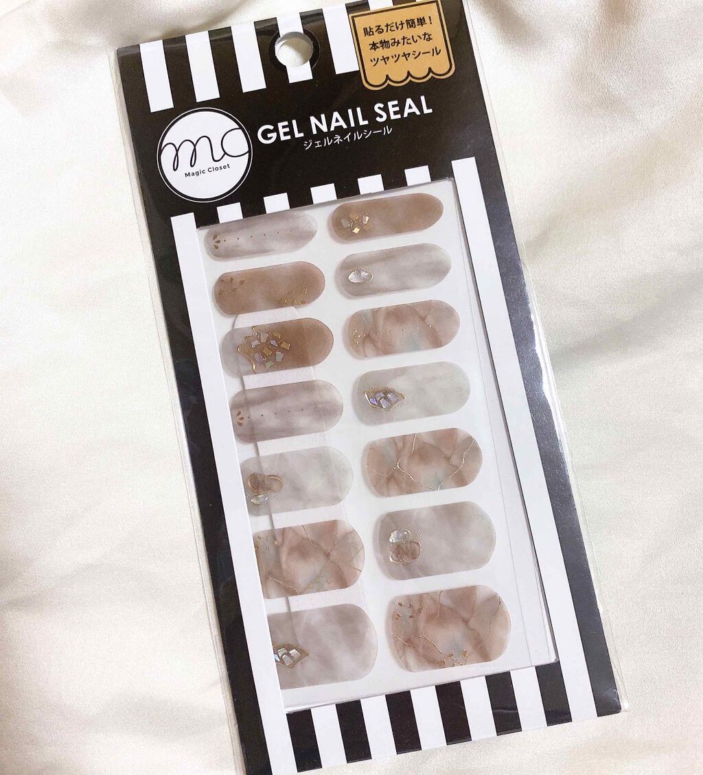 mc ジェルネイルシール/3COINS/ネイルシールを使ったクチコミ（2枚目）