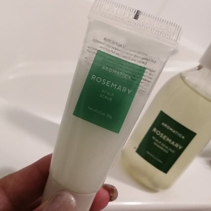 ローズマリー ヘア トライアルセット/AROMATICA/トライアルキットを使ったクチコミ(5枚目)