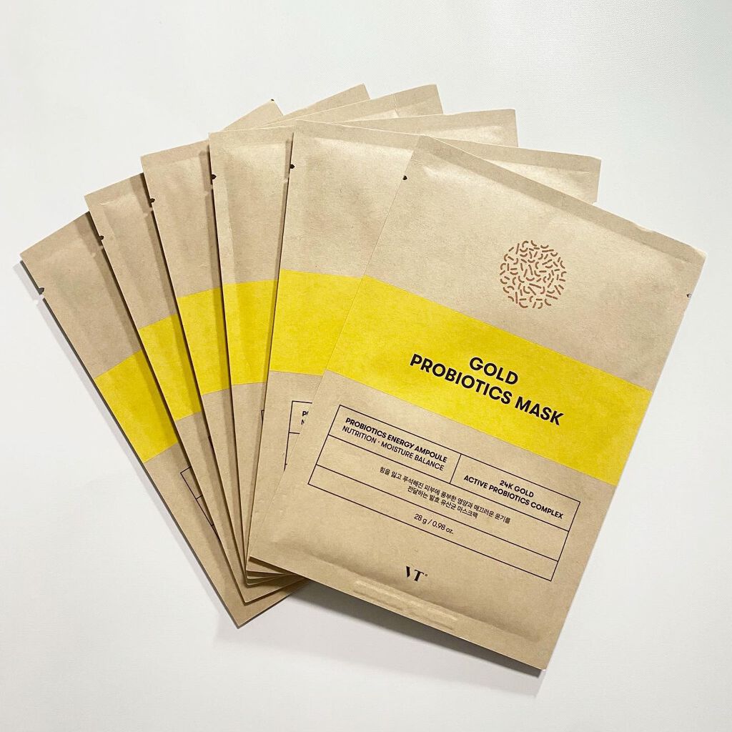 ゴールド プロバイオティクス マスク/VT/シートマスク・パックを使ったクチコミ(2枚目)