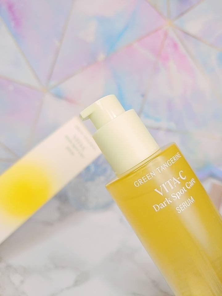 グリーンタンジェリン ビタC ダークスポットケアセラム/goodal/美容液を使ったクチコミ（2枚目）