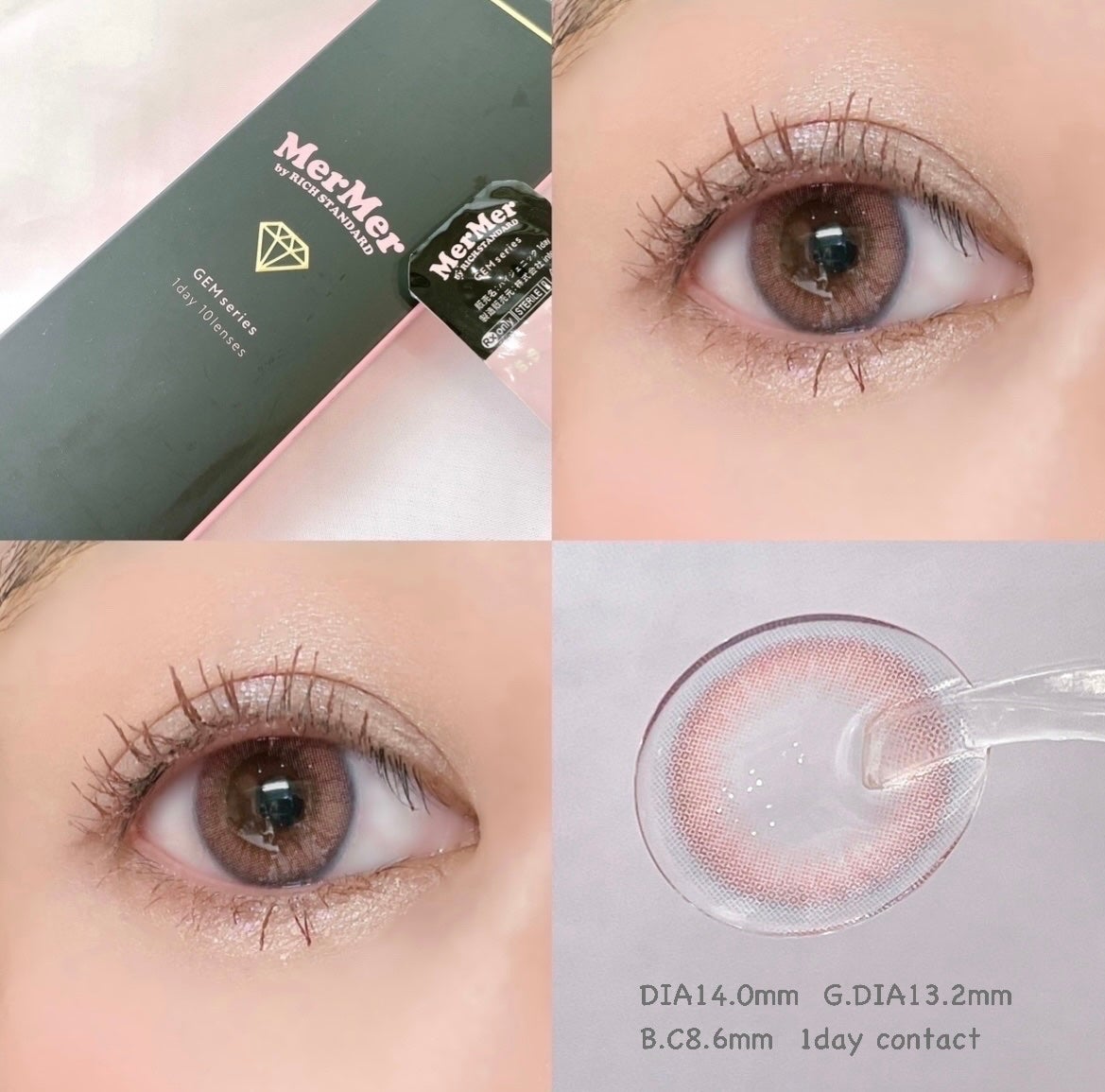 MerMer by RICH STANDARD/RICH STANDARD/カラーコンタクトレンズを使ったクチコミ(1枚目)