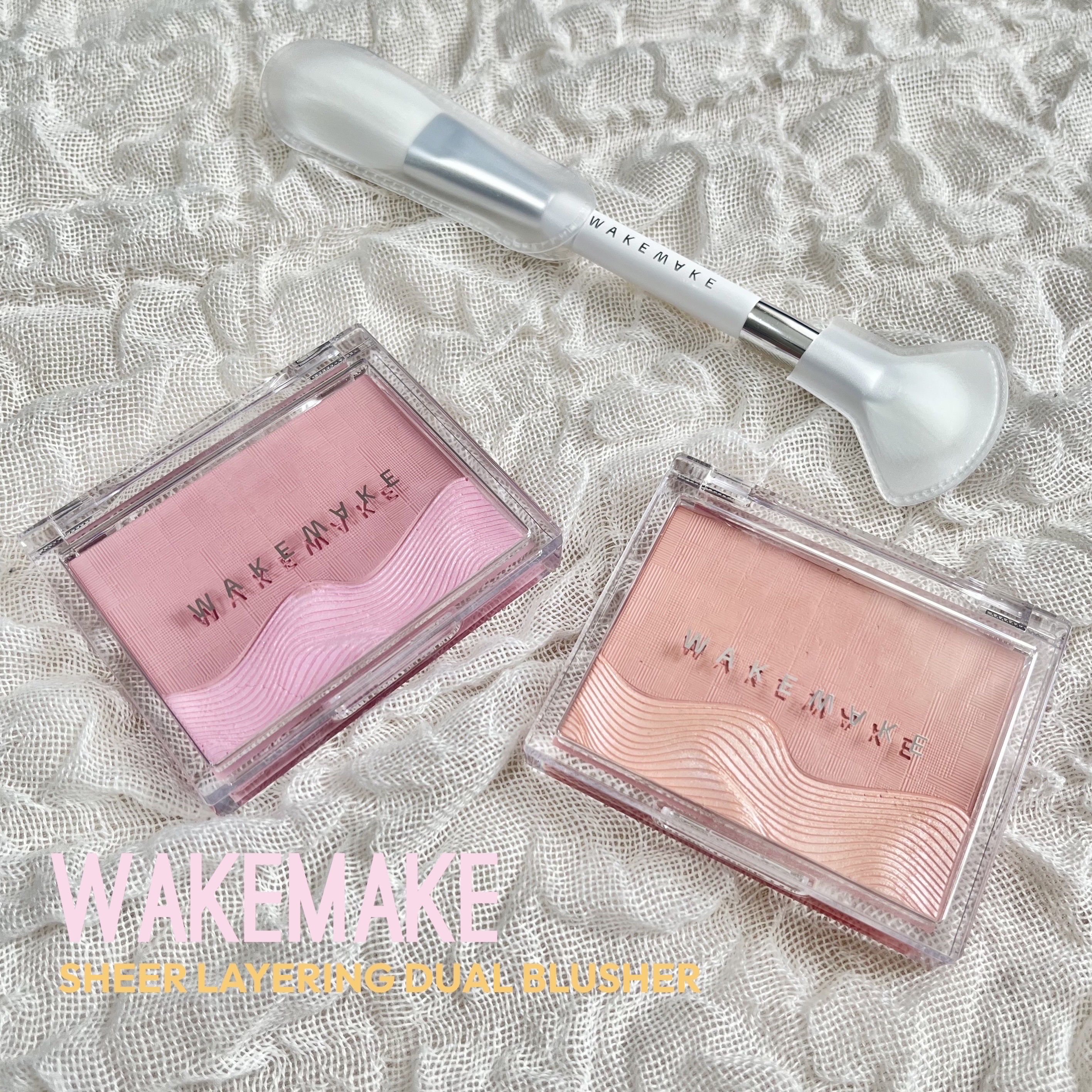 AUBE パウダーチーク 506 フラワーピンク & BE702&リップ セット