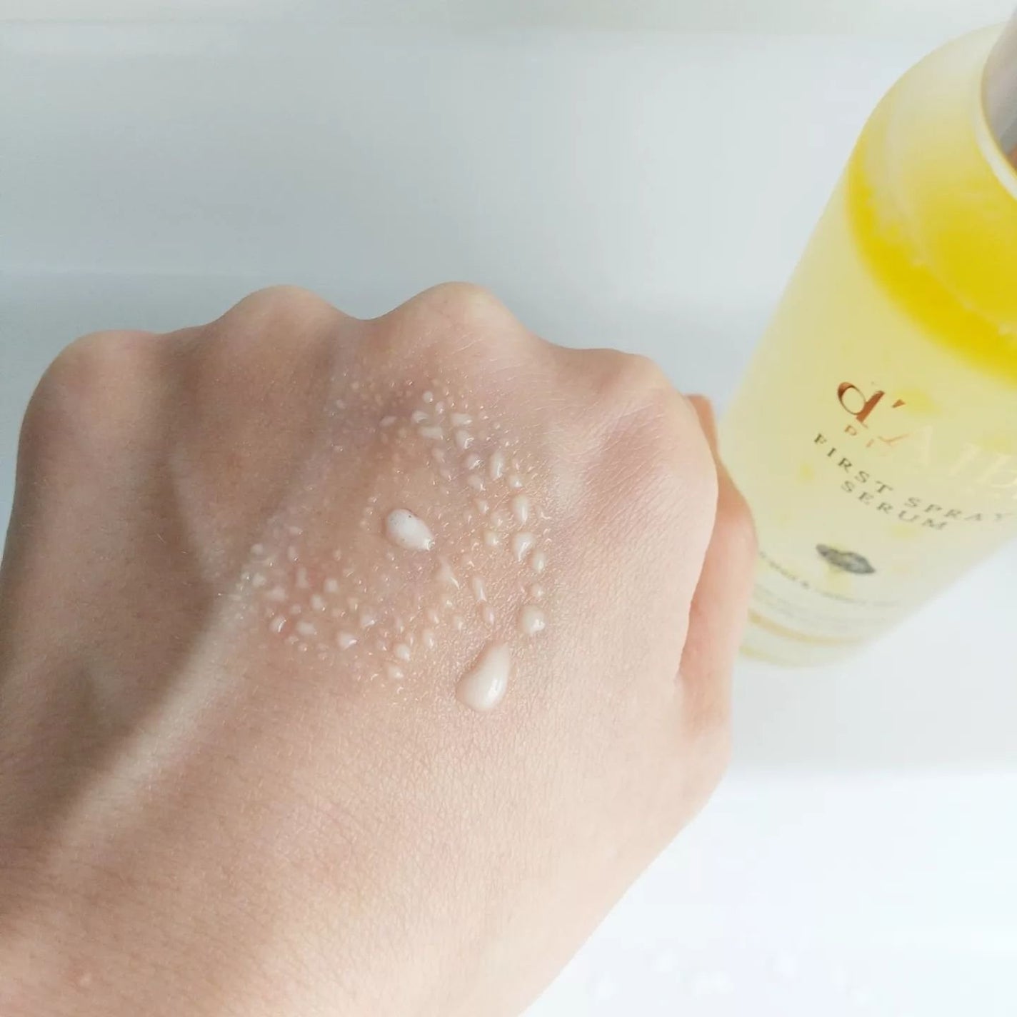 ダルバ ホワイトトリュフファーストスプレーセラム/ダルバ/ミスト状化粧水を使ったクチコミ(3枚目)