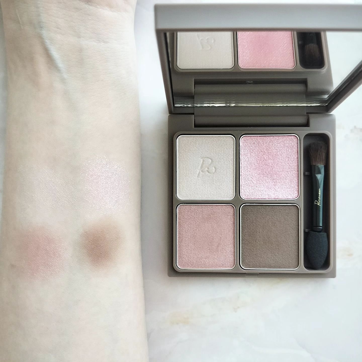 インザミラーアイパレット 05 ピンクスワン/Ririmew/アイシャドウパレットを使ったクチコミ（2枚目）