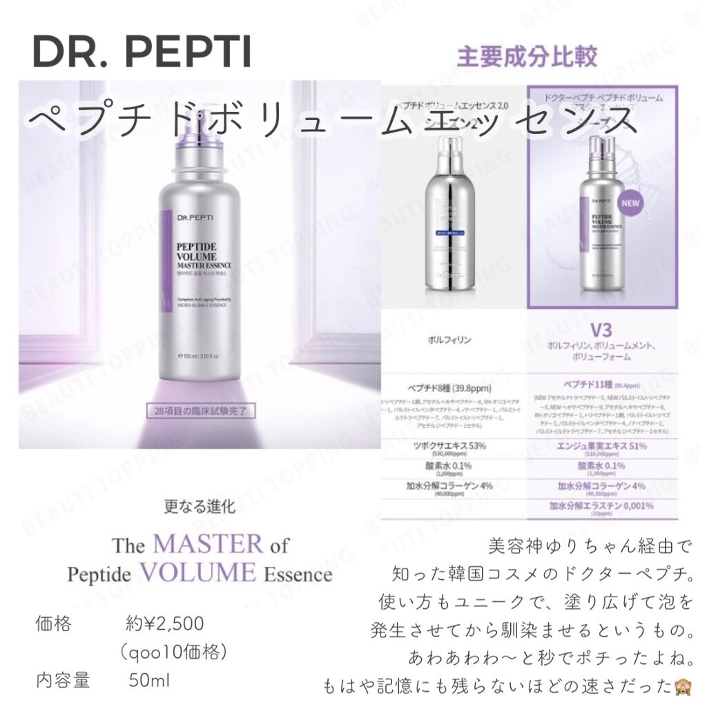 ペプチド ボリューム エッセンス/DR.PEPTI/美容液を使ったクチコミ(7枚目)