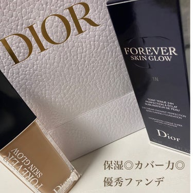 【旧】ディオールスキン フォーエヴァー フルイド グロウ 1N ニュートラル/Dior/リキッドファンデーションを使ったクチコミ（1枚目）