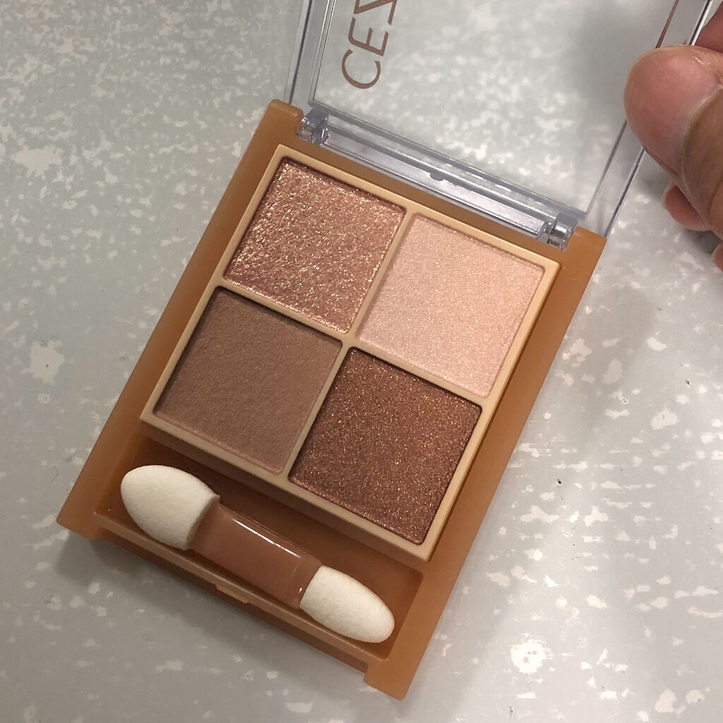 ベージュトーンアイシャドウ/CEZANNE/アイシャドウパレットを使ったクチコミ（2枚目）