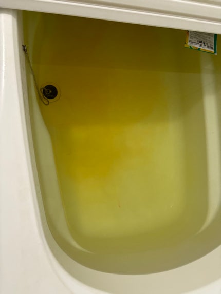 BATH with TEA ダージリンティーの香り/北陸化成/無機塩系入浴剤を使ったクチコミ(4枚目)