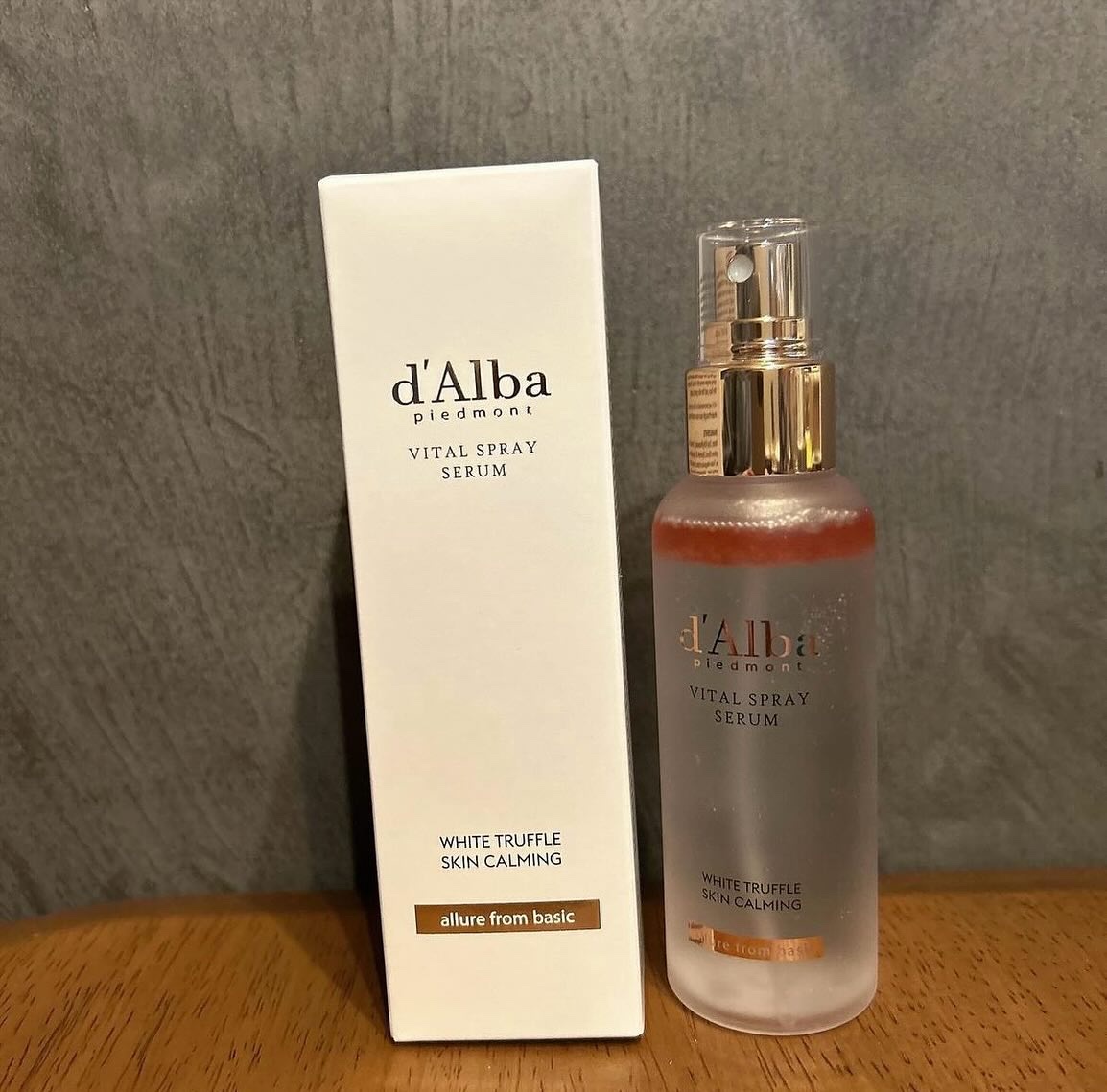 ダルバ ホワイトトリュフバイタルスプレーセラム/ダルバ/ミスト状化粧水を使ったクチコミ（1枚目）