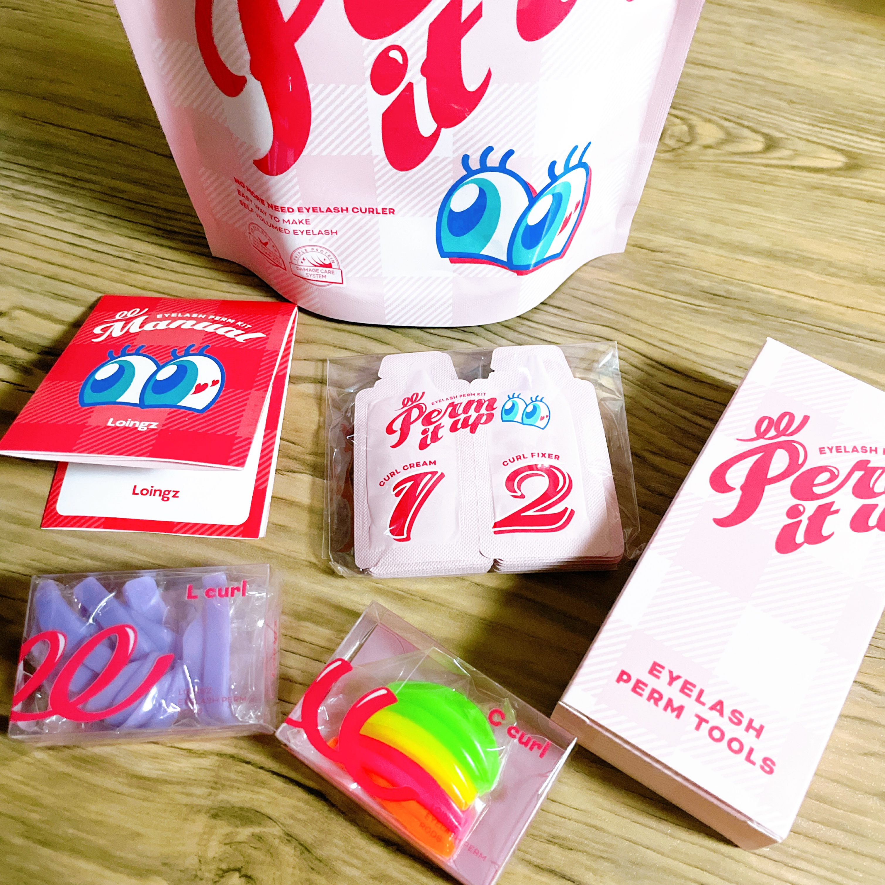 ⁡パーマイットアップアイラッシュパーマキット/Loingz/その他キットセットを使ったクチコミ（1枚目）