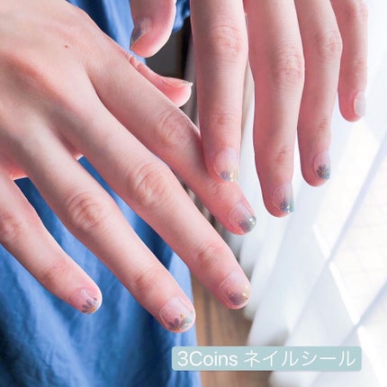 ネイルシール/3COINS/ネイルシールを使ったクチコミ(1枚目)
