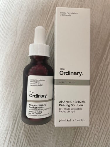 AHA 30% + BHA 2% Peeling Solution/The Ordinary/ピーリングを使ったクチコミ（1枚目）