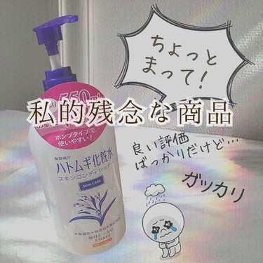 ハトムギ化粧水(ナチュリエ スキンコンディショナー R )/ナチュリエ/化粧水を使ったクチコミ（1枚目）