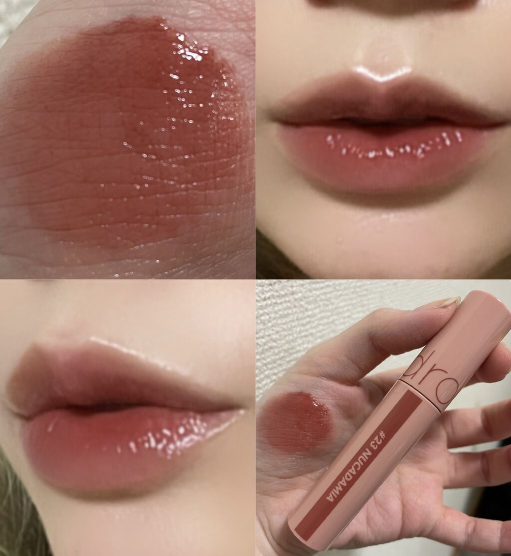 ジューシーラスティングティント/rom&nd/リップティントを使ったクチコミ（1枚目）