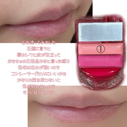 リップ&チークセルフォン/AMUSE/口紅を使ったクチコミ(4枚目)