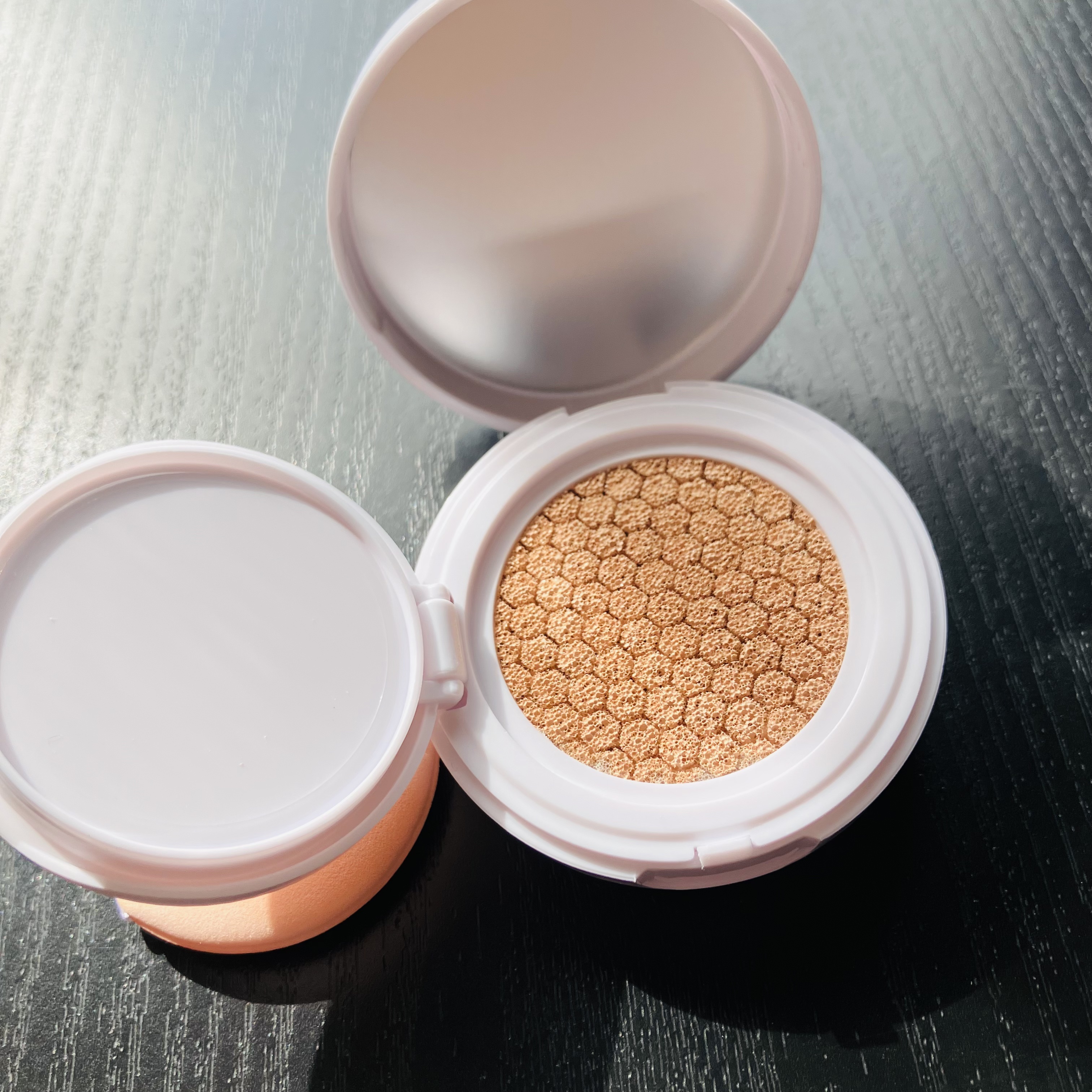 アイデイト クッションファンデーション 01 ピンクベージュ（ミニ）/IDATE/クッションファンデーションを使ったクチコミ（3枚目）