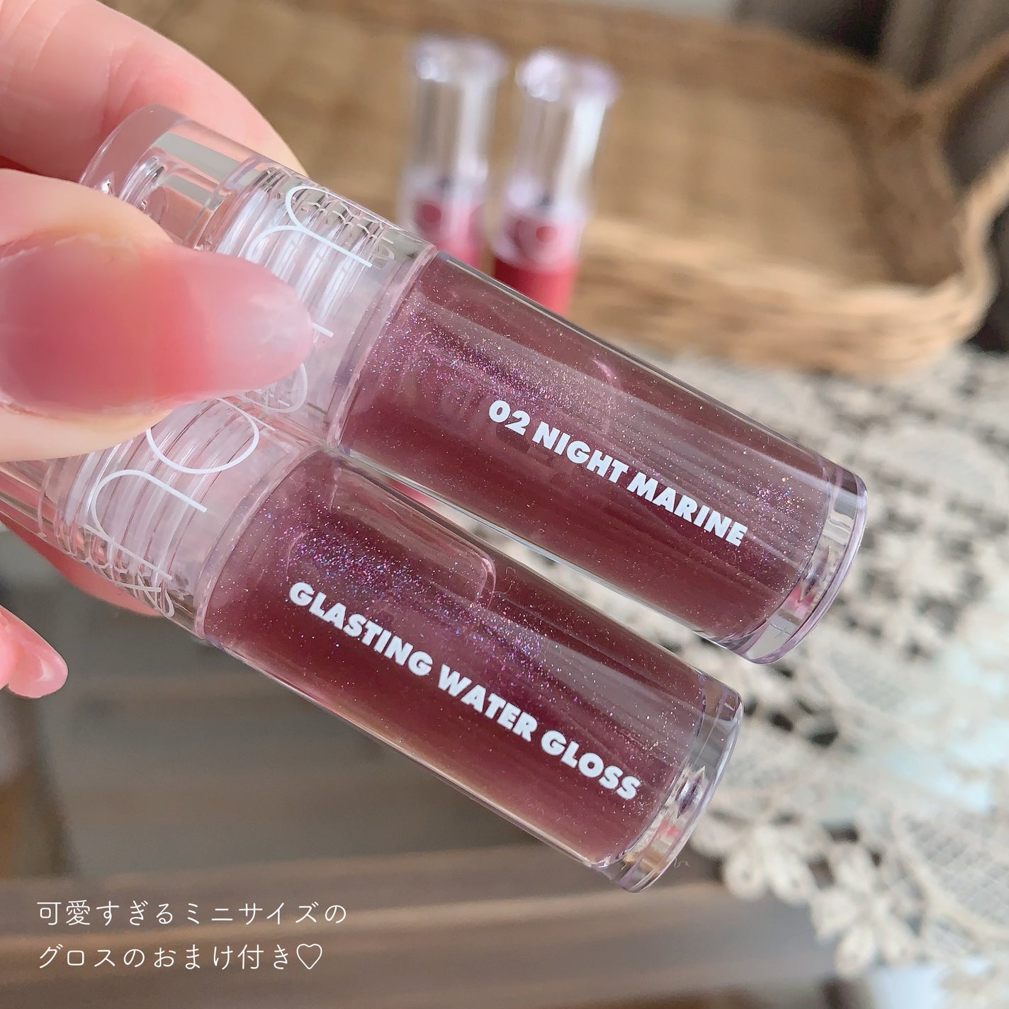 グラスティングウォーターティント/rom&nd/リップティントを使ったクチコミ(6枚目)