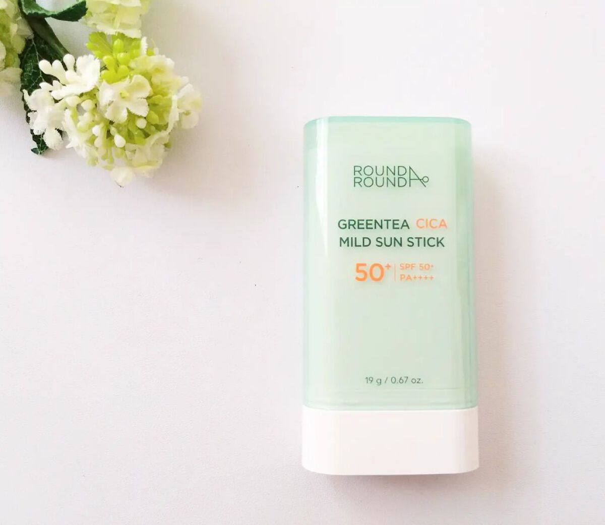 グリーンティー CICA マイルド サンスティック/ラウンドアラウンド/日焼け止めスティックを使ったクチコミ（1枚目）