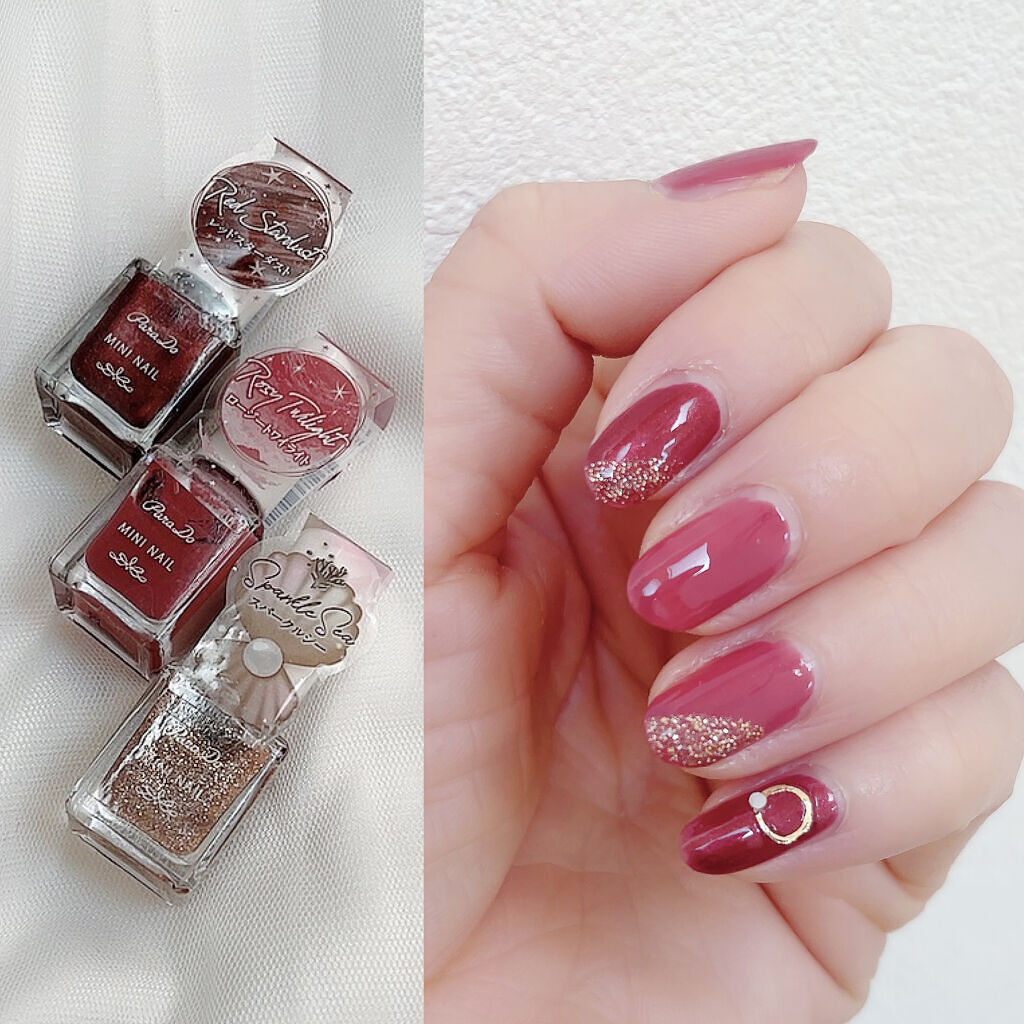 ミニネイル/パラドゥ/マニキュアを使ったクチコミ（3枚目）