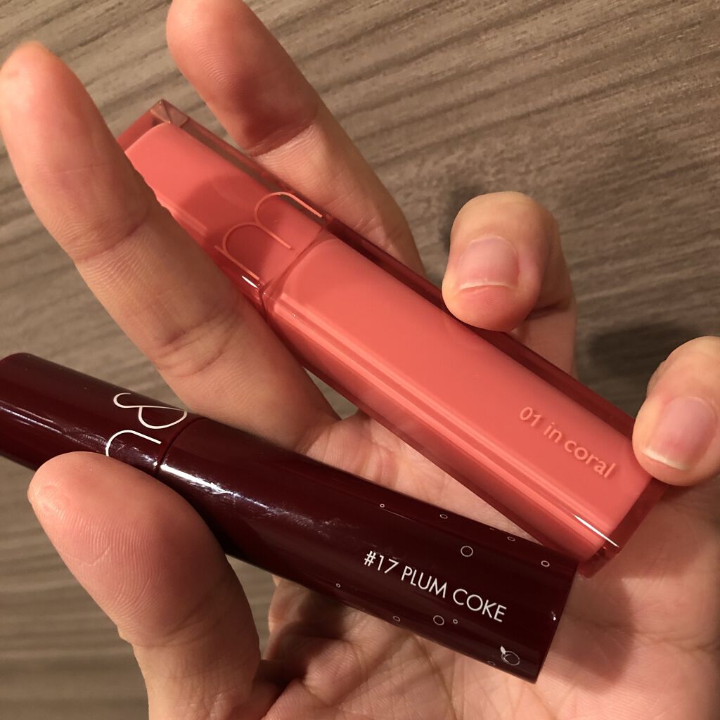 ジューシーラスティングティント/rom&nd/リップティントを使ったクチコミ（1枚目）