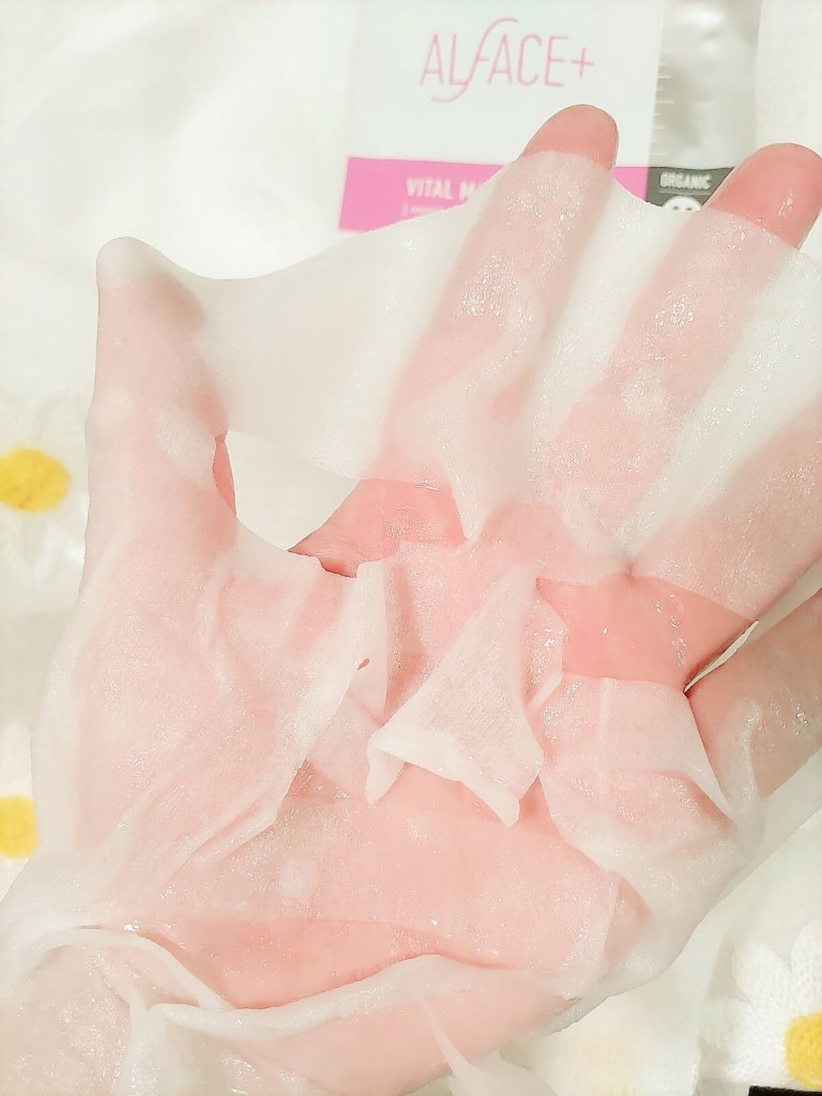 オルフェス バイタルマスク 1枚/ALFACE+/シートマスク・パックを使ったクチコミ（3枚目）