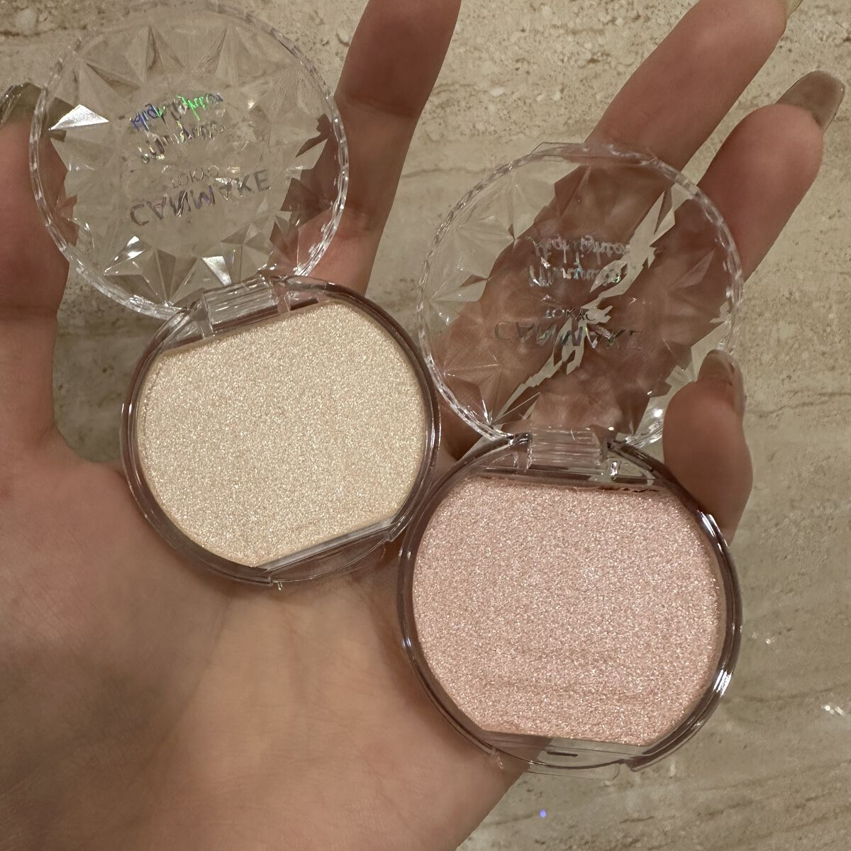 むにゅっとハイライター/キャンメイク/クリームハイライトを使ったクチコミ（2枚目）