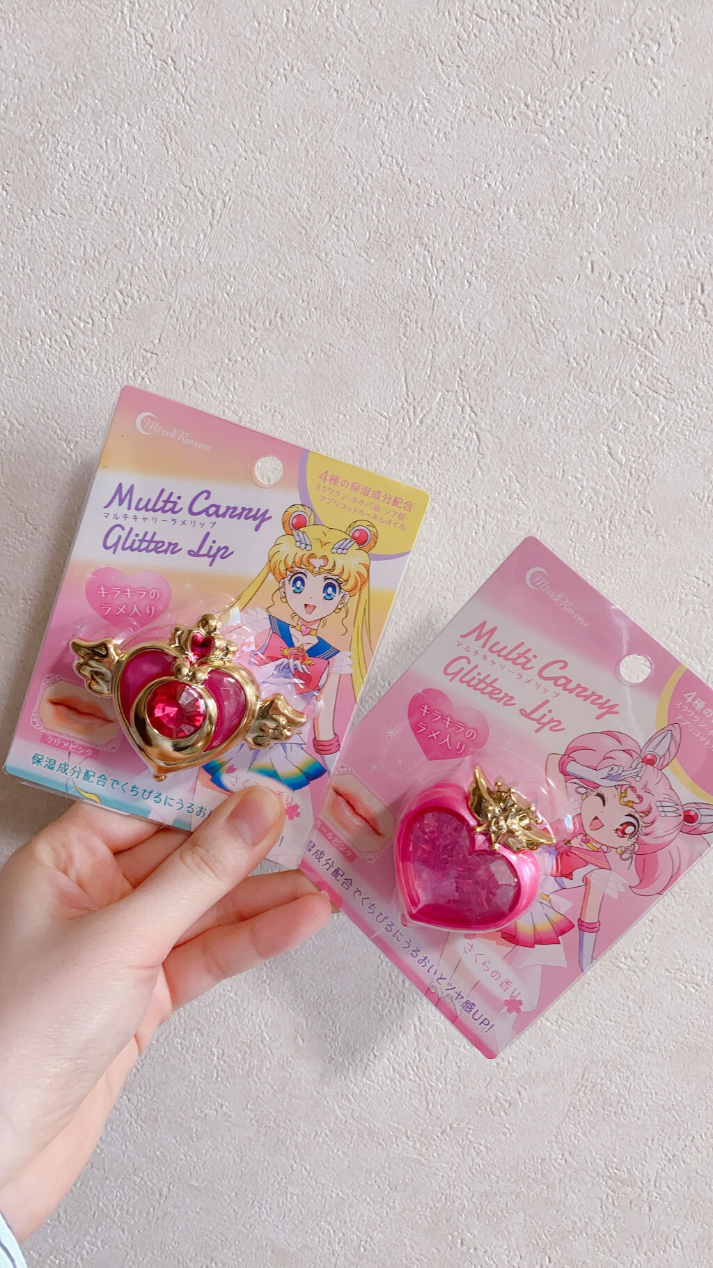マルチキャリーラメリップ/ミラクルロマンス/リップバームを使ったクチコミ（1枚目）